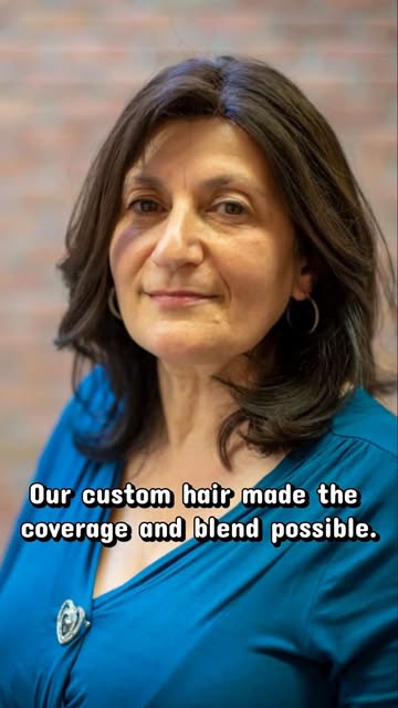 This is what a custom hair system looks like.
Every system is made specifically for your scalp using