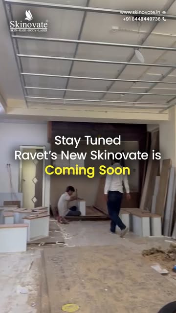 A New Skinovate Address Is Coming Soon! ✨🏥

We’re building something special in Ravet, Pune! 💙
A b