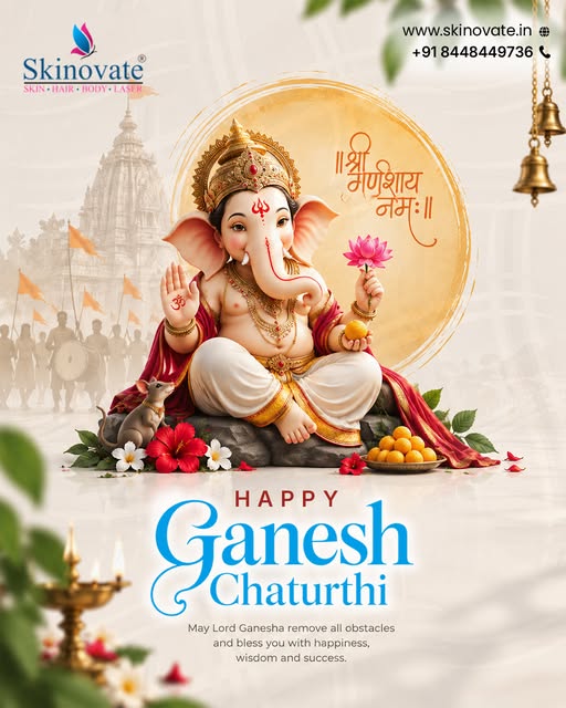 May Lord Ganesha Remove Every Obstacle & Fill Your Life With Happiness! 🐘✨

On this auspicious occa