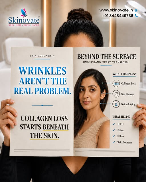 Wrinkles Aren’t the Real Problem. 👀✨

Wrinkles are often a sign of what’s happening beneath the sur