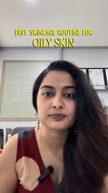 Oily skin? Keep your routine simple, gentle & consistent. 🧴✨

Here’s a quick skincare routine I rec