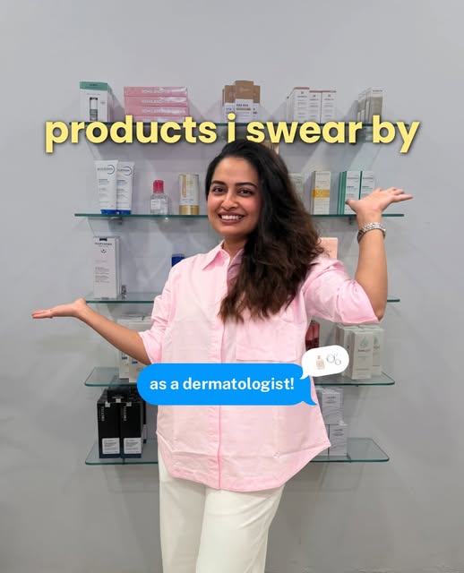 Products I swear by as a dermatologist. 🧴✨

Some are cult classics, some are prescription, and some