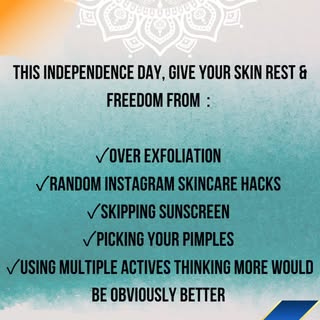 Give Your Skin The Freedom & Rest that it deserves 

#skin #skinspecialistinmulund #radermclinic #Dr