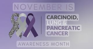During the November Cancer awareness month we work to build awareness for Pancreatic Cancer, Lung Ca