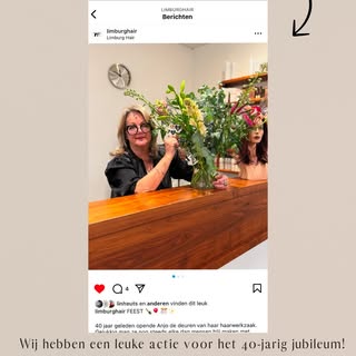 🎊 40 jaar Limburg Hair 🎊

Afgelopen december deelden wij het nieuws dat Limburg Hair 40 jaar besta