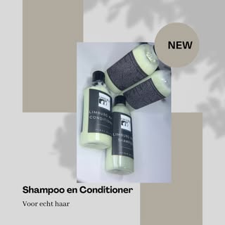 🚨 NEW PRODUCT 🚨

Vanaf nu te verkrijgen bij Limburg Hair; 
Shampoo en Conditioner voor echt haar �