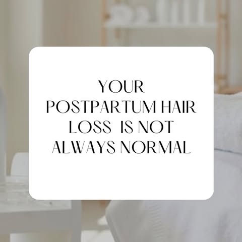 Most people know postpartum hair loss happens.

What most people don’t know is that over 90% of wome