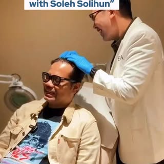 Hair Transplant Journey in @erha_hairclinic with kang @solehsolihun 💫💫💫
