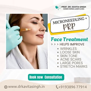 ✨ Reveal Beautiful, Youthful Skin with Microneedling + PRP Face Treatment!

Say goodbye to: ✅ Wrinkl