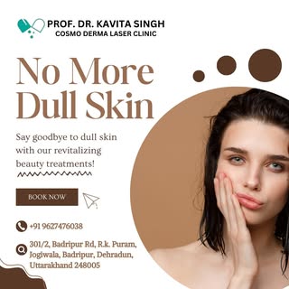 ✨ Say Goodbye to Dull Skin – Hello Radiance!
At Cosmo Derma Laser Clinic by Prof. Dr. Kavita Singh, 