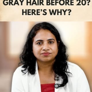 🧑‍🦳 Gray Hair Before 20? Here's Why! 😧

Premature graying isn’t just genetic — it can also be cau