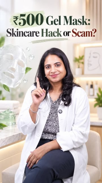 🚫 Stop Wasting ₹500 on Gel Masks, Gen Z! 😱 The Truth Dermatologists Want You to Know ✨ 

Hey Gen Z