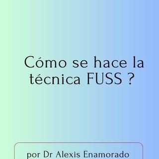 La técnica FUSS es otra de las alternativas quirúrgicas que usamos para repoblar las zonas alopécica