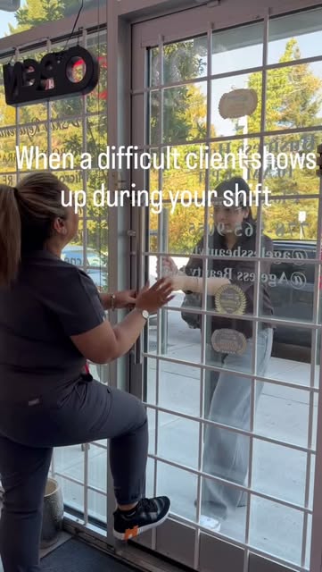POV: When that one *difficult* client wants to book during YOUR shift… 😂😭

Suddenly you’re checkin