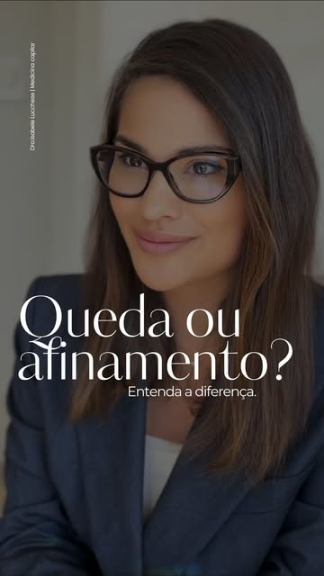 Queda de cabelo e afinamento dos fios não são a mesma coisa e entender essa diferença é fundamental 