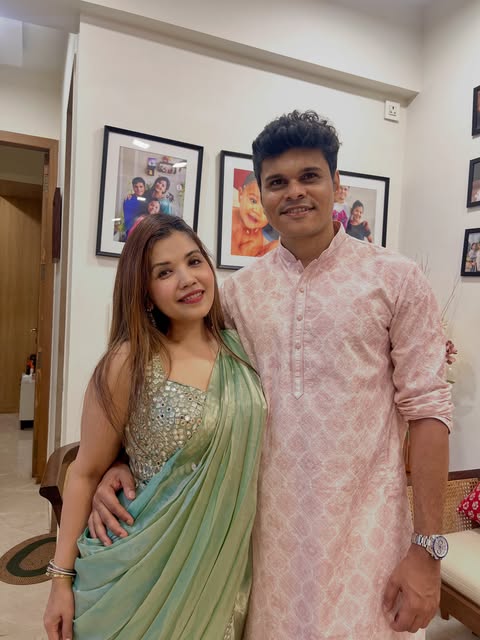 When we welcome our favourite Bappa into our homes and lives and seek blessings! So happy that we sh