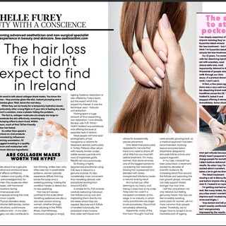 Did you manage to pick up today's Irish Daily Mail? 
Michelle Furey from Asetica Clinic talks about 