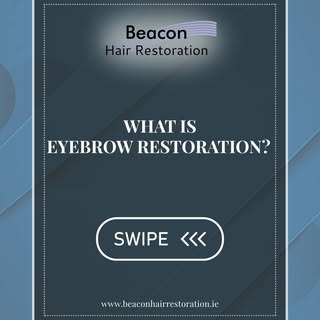 Did you know? We also offer Eyebrow Restoration here at The Beacon Hair Restoration Clinic, for more