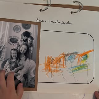 Nossa família pelos olhos da Bia 🥰