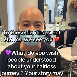 To those facing silent storms, we see you. 💜

What do you wish people understood about your hair lo