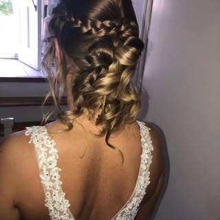 Beautiful hair and makeup done by julie and Linda! #makeup #tinaciminostudio #hairstyles #promhair #