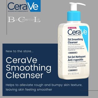 New to the store...

CeraVe’s Smoothing Face and Body Cleanser 💪

Developed with dermatologists, th