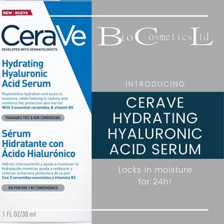 Now introducing...

CeraVe Hydrating Hyaluronic Acid Serum 🙌

Replenishes hydration and locks in mo