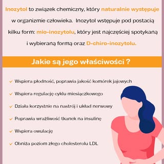Dzisiaj parę słów na temat inozytolu, który bardzo często stosuję u moich podopiecznych w planach su