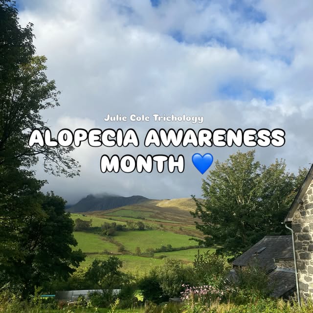 September is Alopecia Awareness Month 💙 which is dedicated to raising awareness for alopecia. 
 
Al