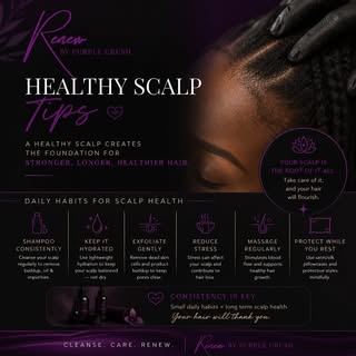 Your scalp could be the hidden reason your hair isn’t thriving 💡.. because healthy hair starts with