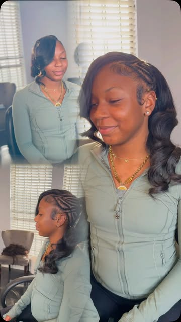 Definitely feeling the braided ponytail look.. it’s super cute and low maintenance…  #desotohairstyl
