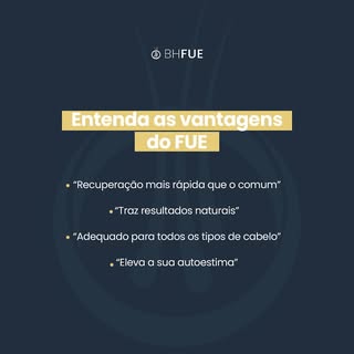 Ao optar pelo transplante capilar, você garante inúmeros benefícios! 🙌🏻

O principal deles é: AUTO