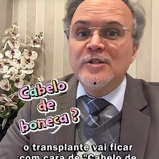 🎯 “Muitos pacientes chegam aqui com o mesmo medo: ‘Doutor, será que meu cabelo vai ficar com aspect