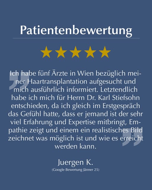 Erfahrung, Expertise 👉 realistische Beratung.
Genau diese Punkte waren für Jürgen K. ausschlaggeben