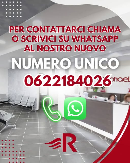 Contattare il Centro Raphael è semplicissimo! 

Con il nostro NUOVO NUMERO UNICO puoi telefonare opp