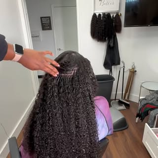 Can I get K-tip extensions with curly hair?”

Yes. And for many women with curly hair, K-tips can be