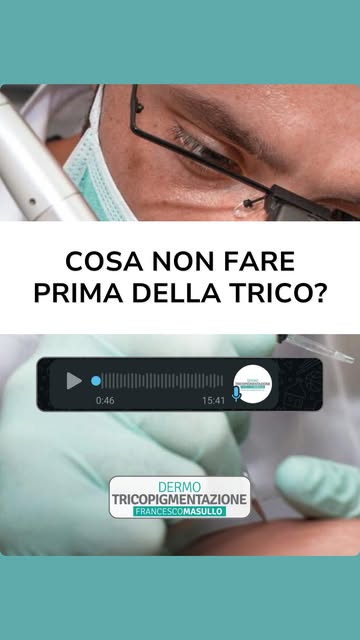 Cosa NON fare prima della tricopigmentazione?
Il trattamento è facile e rapido, senza praticamente e