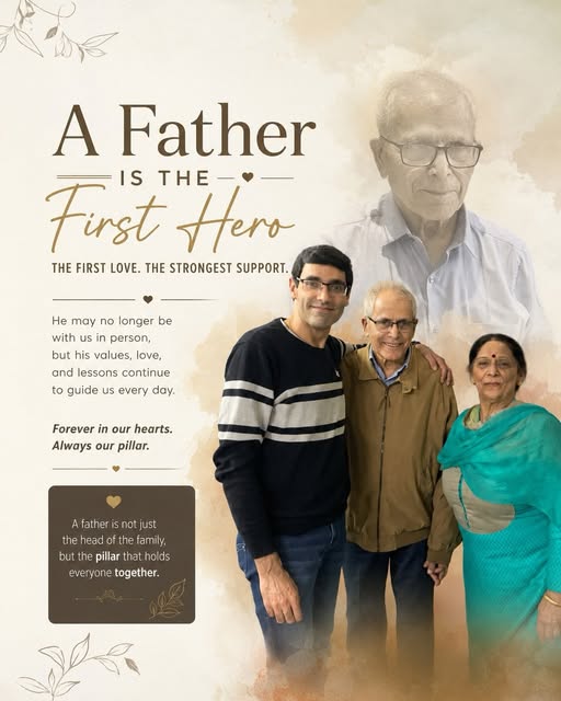 Forever Our First Hero 🙌🏻😇

A father is more than the head of a family — he is its pillar, protec