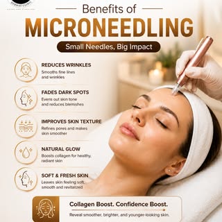 ✨ Glow Naturally with Microneedling! ✨

Looking for smoother, healthier, and rejuvenated skin? 💆‍♀️