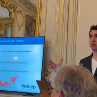 Conférence de presse de la Sofcep sur l'évolution de la chirurgie esthétique chez l'homme.
C'est tou