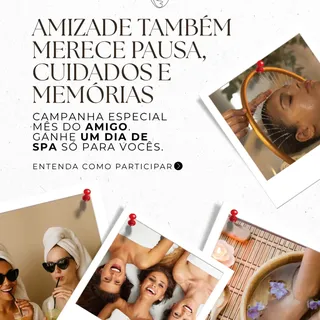 ✨ No mês do amigo, celebramos os laços que abraçam a alma.
Um presente especial para você e quem sem