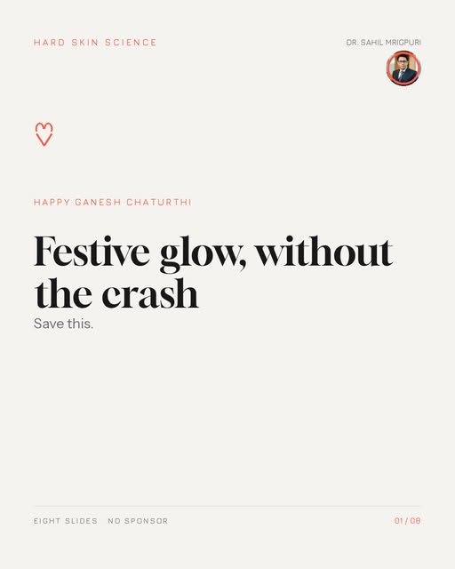 Happy Ganesh Chaturthi. Festive glow, without the crash.

Sweets, late pujas and long days can dull 