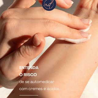 A automedicação pode até parecer inofensiva — mas, quando falamos de pele, o risco é real.

O uso in