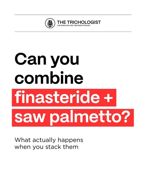 Can you combine finasteride and saw palmetto? 🤔

Short answer: yes, but not for the reason most peo