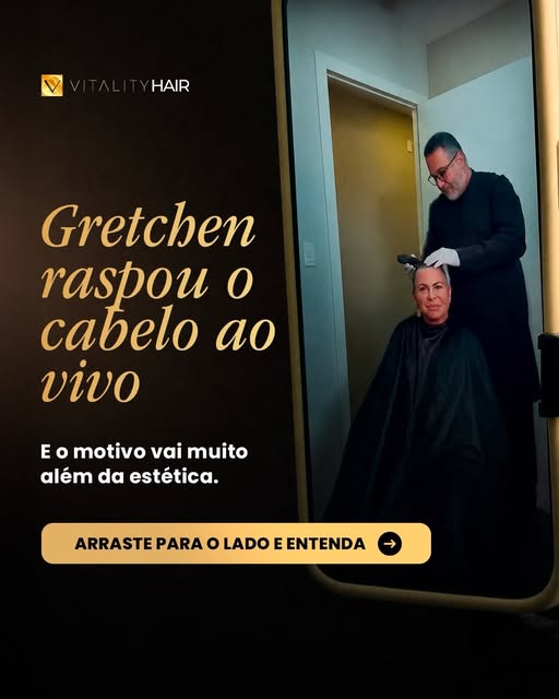 Gretchen raspou a cabeça ao vivo. E o motivo não foi estética.

Depois de anos convivendo com a perd