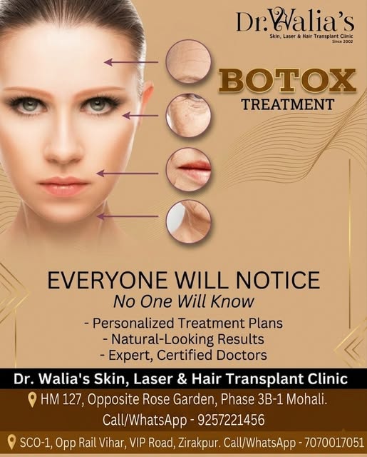 ✨ Smooth away fine lines, relax facial tension, and restore a naturally refreshed glow! 🕒💉

Botox 