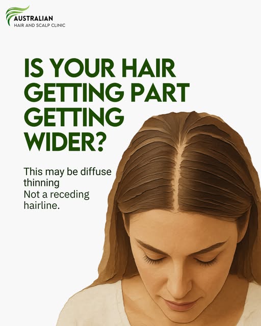 Your widening part could be telling you more than you think.

Female hair loss doesn’t always start 