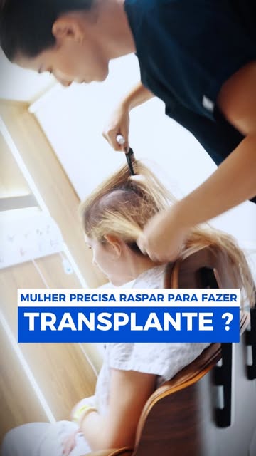 As mulheres precisam raspar o cabelo?

Nem pensar!!! No transplante capilar feminino nós não raspamo
