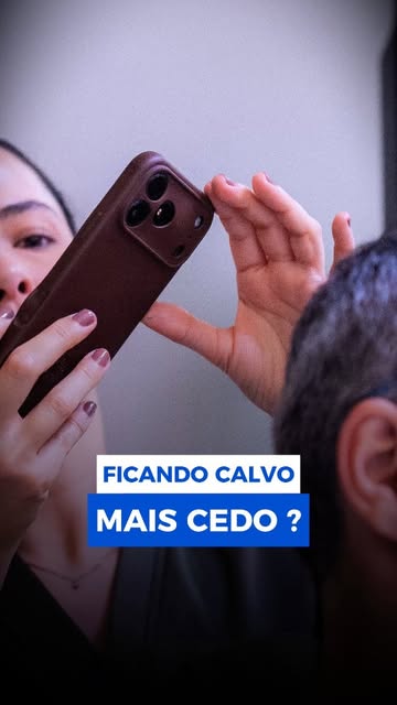 Por que os jovens estão perdendo cabelo tão cedo? 🤔 

A literatura científica aponta que o principa