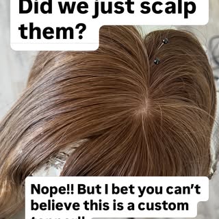 Not going to lie… at first glance, you’d think we scalped someone 😅

But nope—it’s a topper, and th